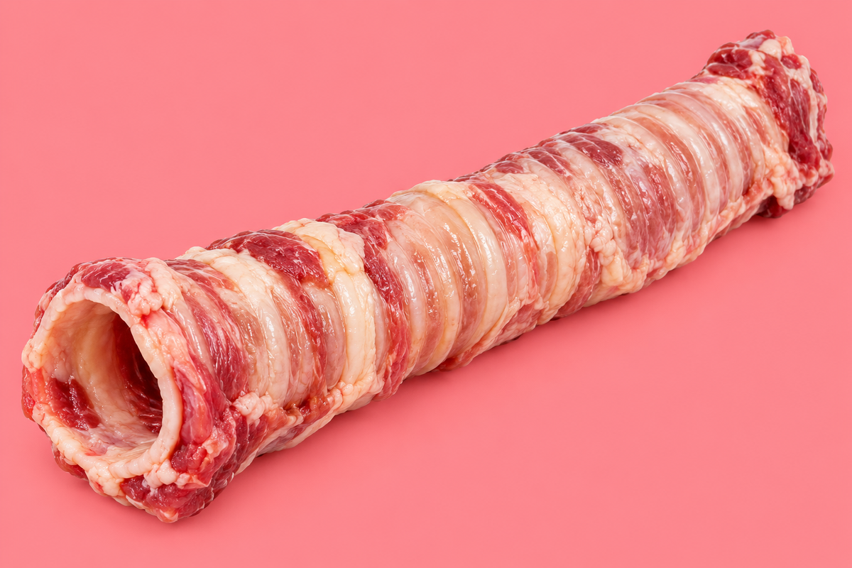 Frozen raw Ox trachea(1whole)